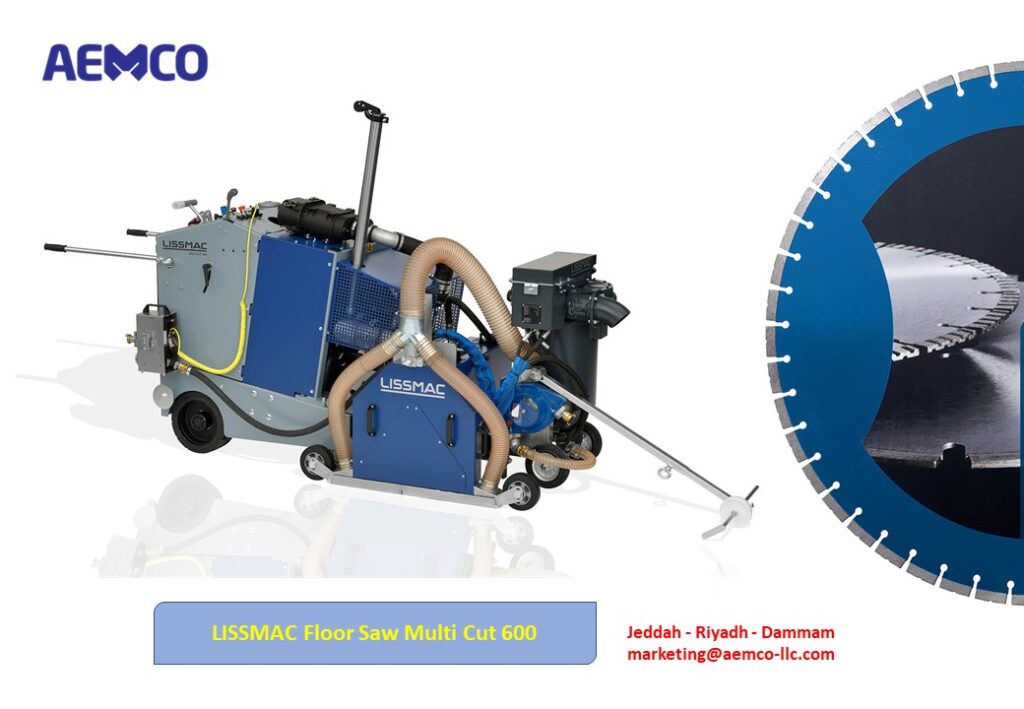 LISSMAC FLOOR CUTTER MULTI CUT 600 AEMCO MC600 MC 605