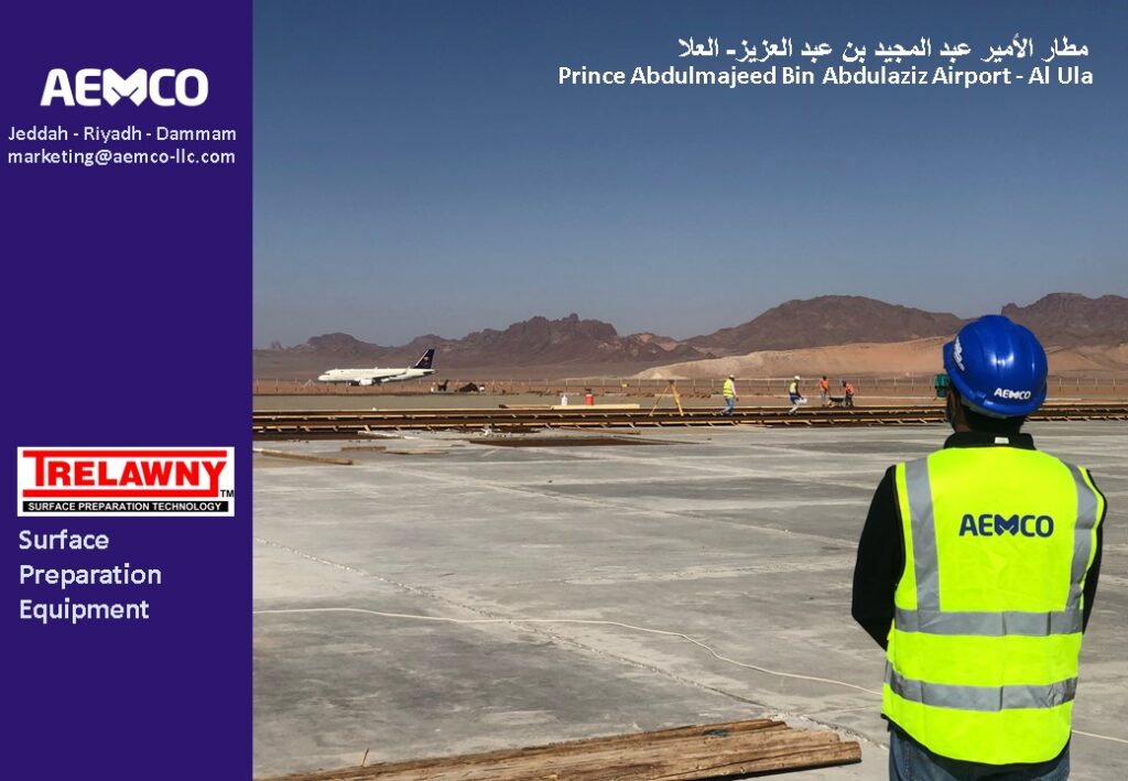 Surface Preparation TRELAWNY AL ULA Airport Saudi AEMCO