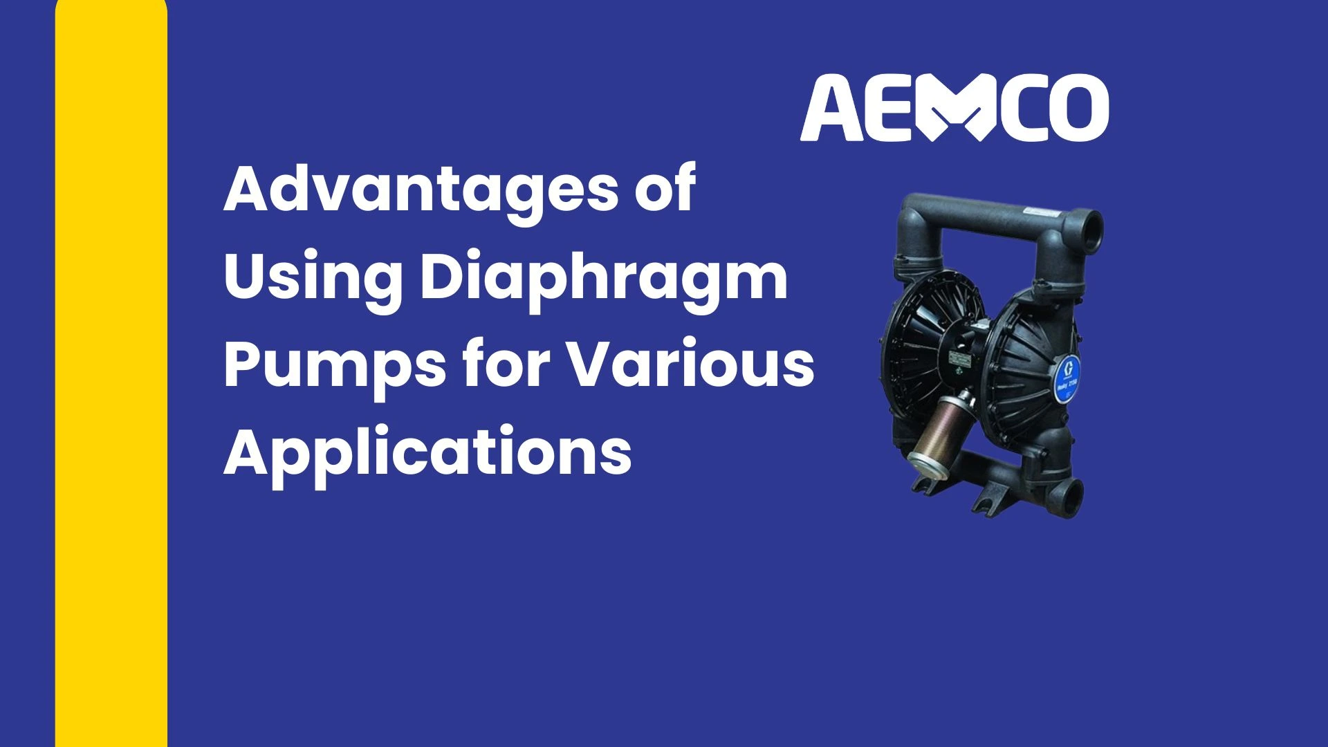 Advantages of diaphragm pumps