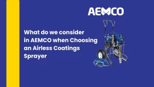 Choosing an Airless Coatings Sprayer