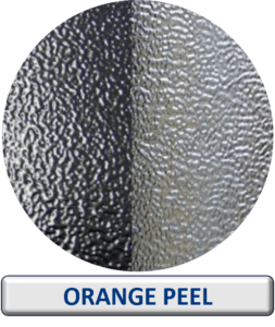 Orange peel defect on industrial coated surface
